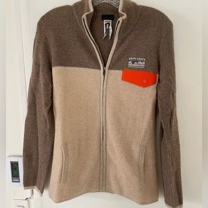 Unique Patagonia Undyed Cashmere Zip Up Cardigan